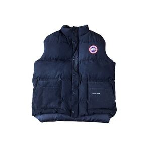 Canada Goose Men’s Goose Down Black Puffer Vest Size L Winter Cold Quiet Luxury